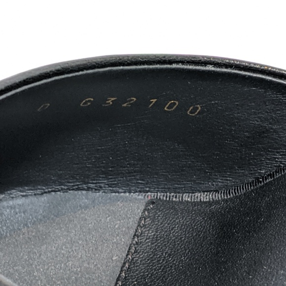 SOLD Chanel Black Leather Mule Pearl Heels - Picture 3 of 5